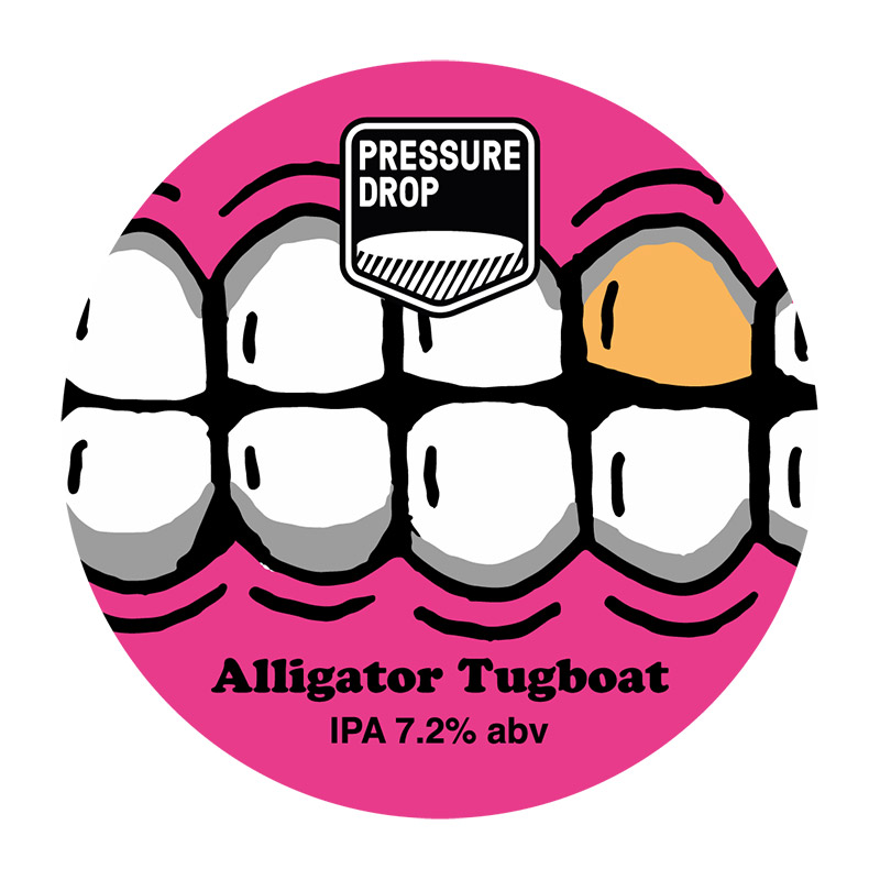 Pressure Drop Alligator Tugboat West Coast IPA Keg