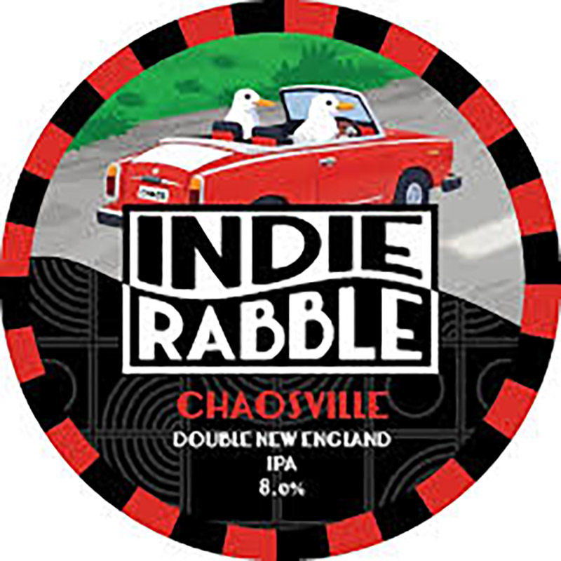 Indie Rabble Chaosville Double IPA Keg