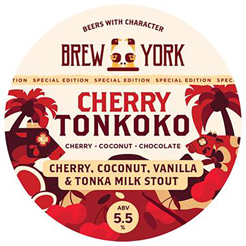 Brew York Cherry Tonkoko Cherry Vanilla Coconut Stout Keg