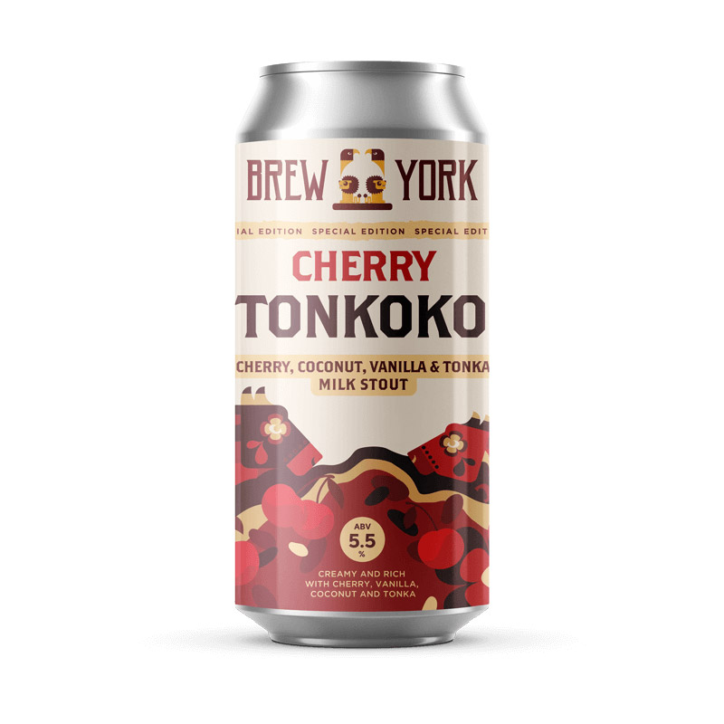 Brew York Cherry Tonkoko Cherry Vanilla Coconut Stout Cans