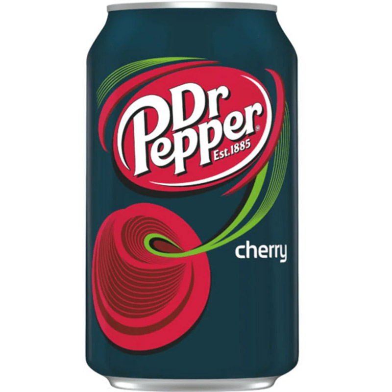 Cherry Dr Pepper Zero 330ml Cans