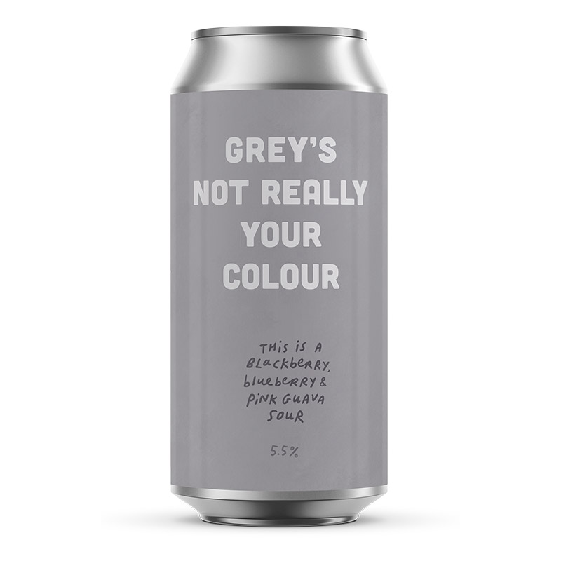 Pretty Decent Grey's Not Really Your Colour Blackberry Blueberry Pink Guava Sour Cans