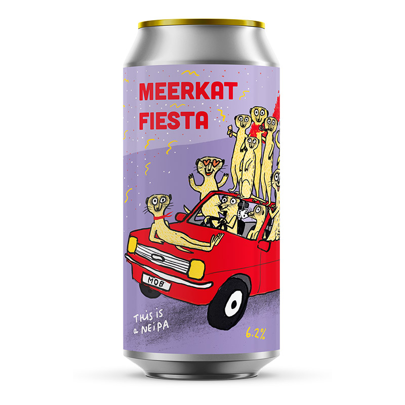Pretty Decent Meerkat Fiesta NEIPA Cans