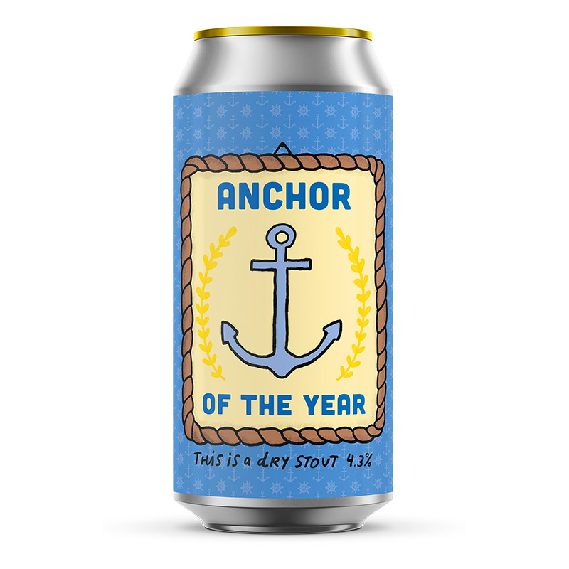 Pretty Decent Anchor Of The Year Dry Stout Cans