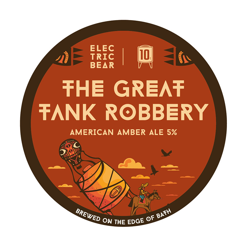 Electric Bear The Great Tank Robbery Amber Ale Keg