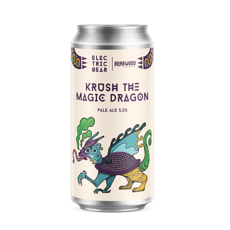 Electric Bear Krush The Magic Dragon Pale Ale Cans