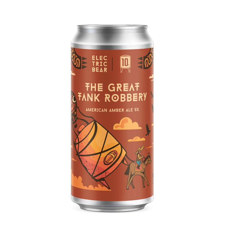 Electric Bear The Great Tank Robbery Amber Ale Cans
