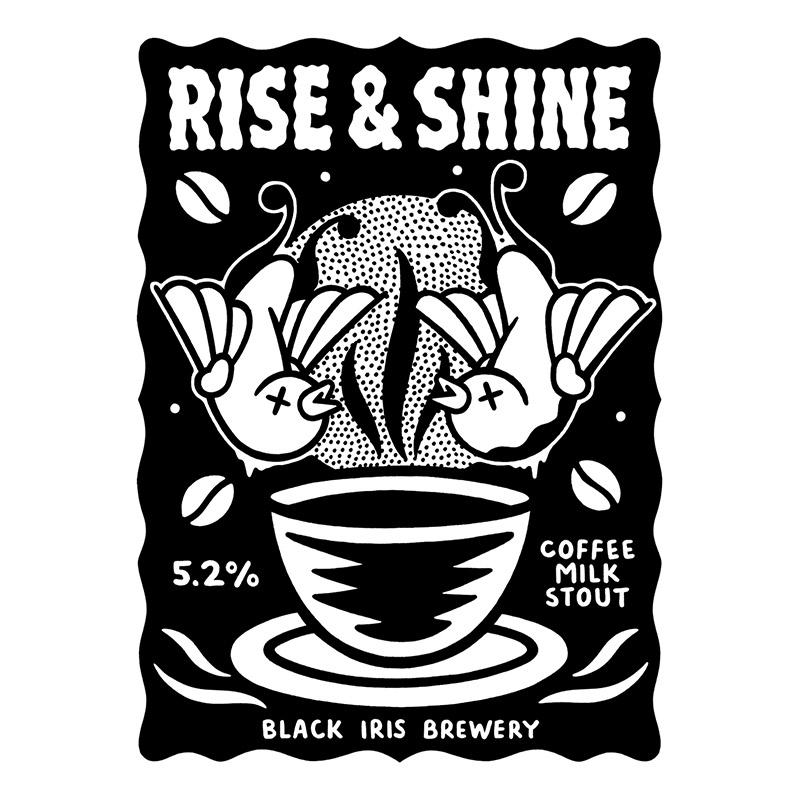 Black Iris Rise & Shine Coffee Milk Stout Cask