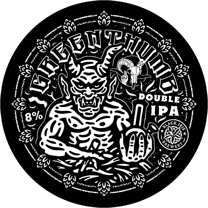 Black Iris X Holy Goat Greenthumb Double IPA Keg