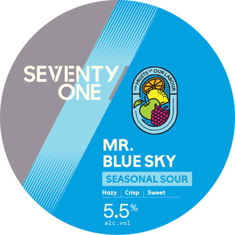 71 Brewing Mr Blue Sky Blueberry Sour Keg