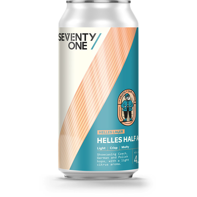 71 Brewing Helles Half Acre Helles Lager Cans
