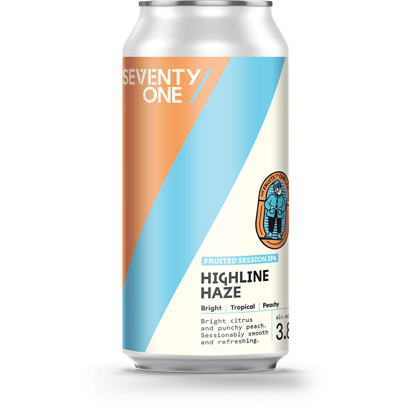 71 Brewing Highline Haze Hazy Session IPA Cans