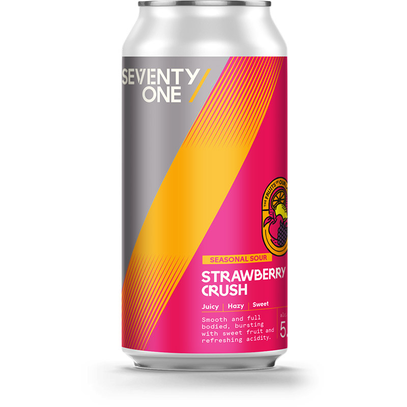 71 Brewing Strawberry Crush Strawberry Sour Cans