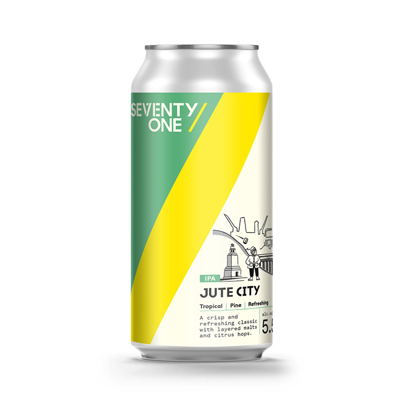71 Brewing Jute City IPA Cans