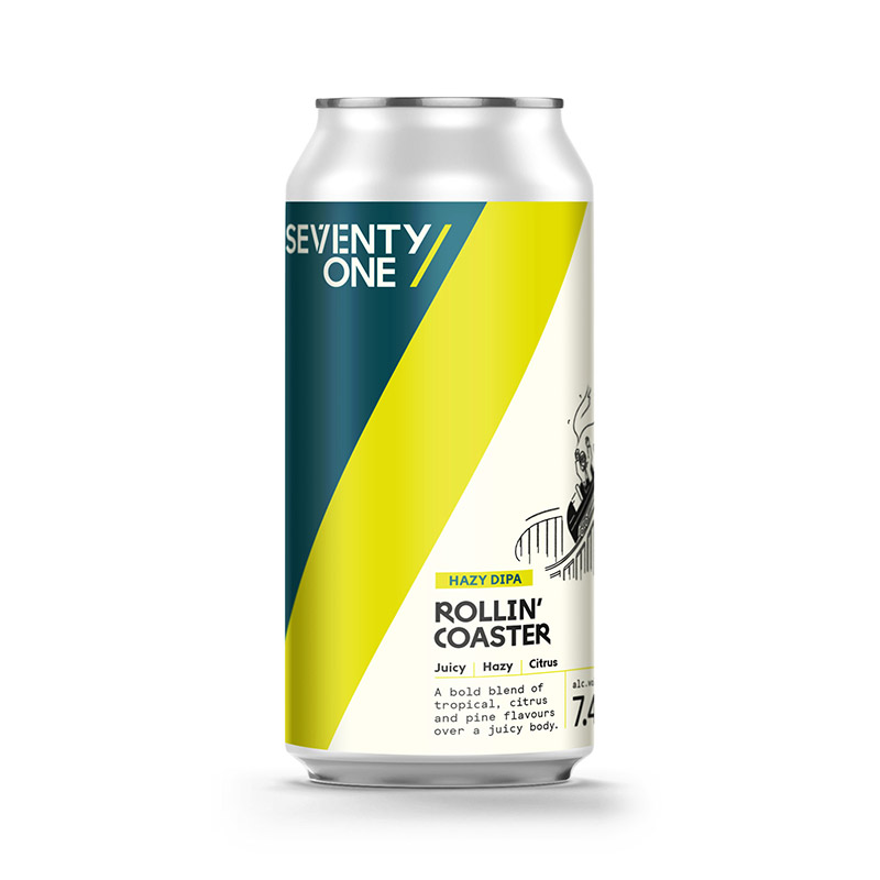 71 Brewing Rollin Coaster DIPA Cans