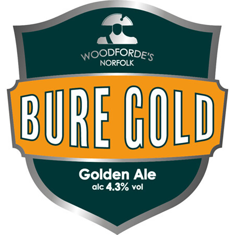 Woodfordes Bure Gold 4.5G Pin