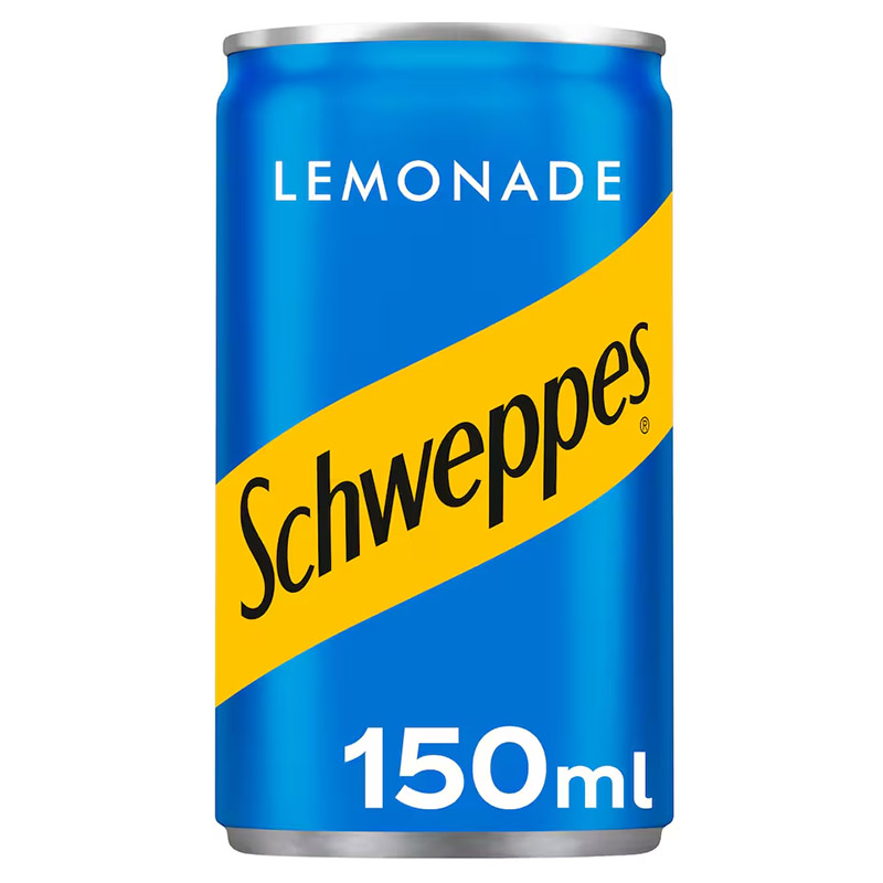 Schweppes Lemonade 150ml Cans