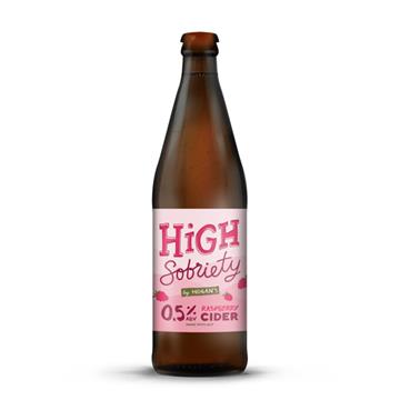 Hogans High Sobriety Raspberry Low Alcohol Cider 330ml Bottles