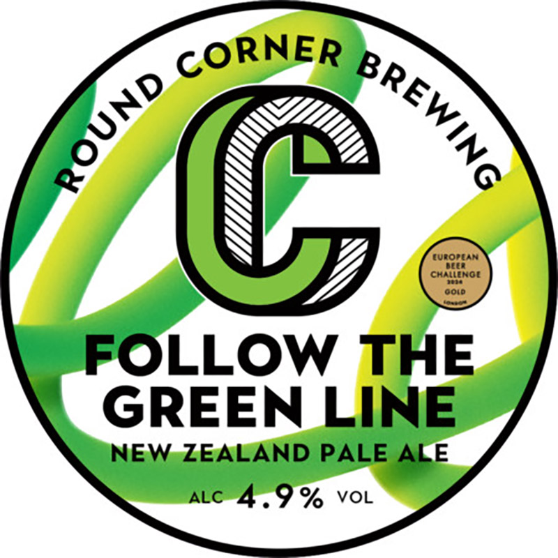Round Corner Follow The Green Line Pale Ale Keg