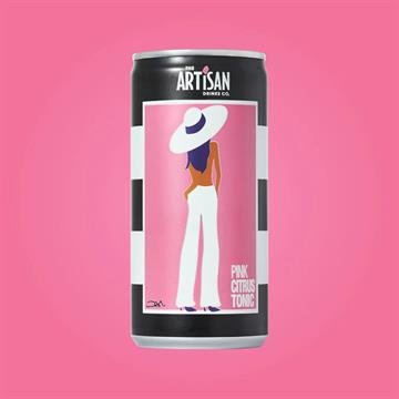 Artisan Pink Citrus Tonic 200ml Cans