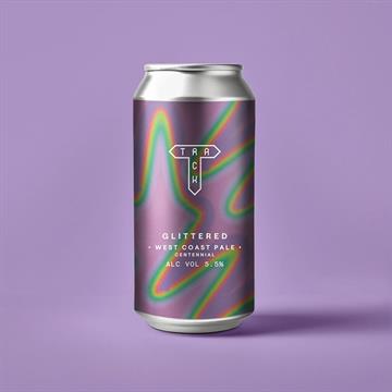 Track Glittered West Coast IPA Cans