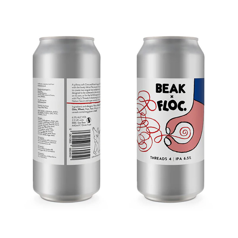 Beak X Floc. Threads 4 IPA Cans