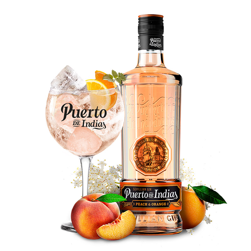 Puerto de Indias Peach and Orange Gin
