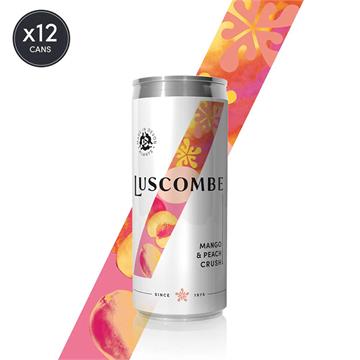 Luscombe Mango and Peach Crush 320ml Cans