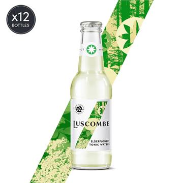 Luscombe Elderflower Tonic Water Bottles 12PK