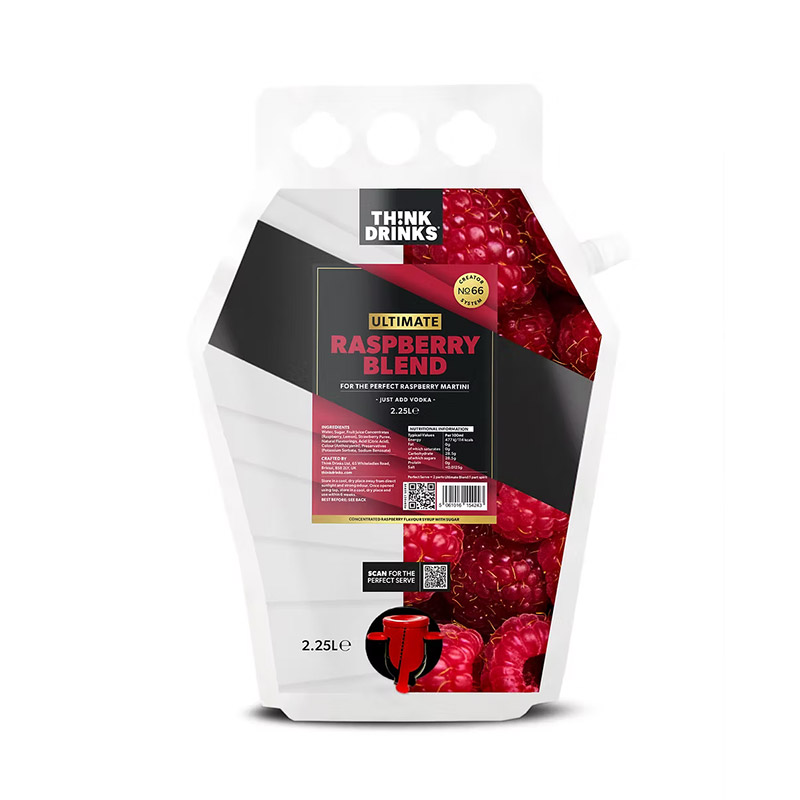 Think Drinks Raspberry Syrup Pouch