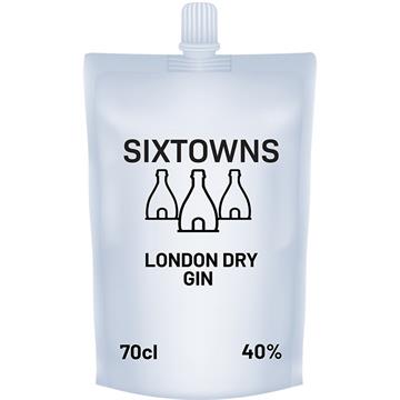 Sixtowns London Dry Gin Refill Pouch