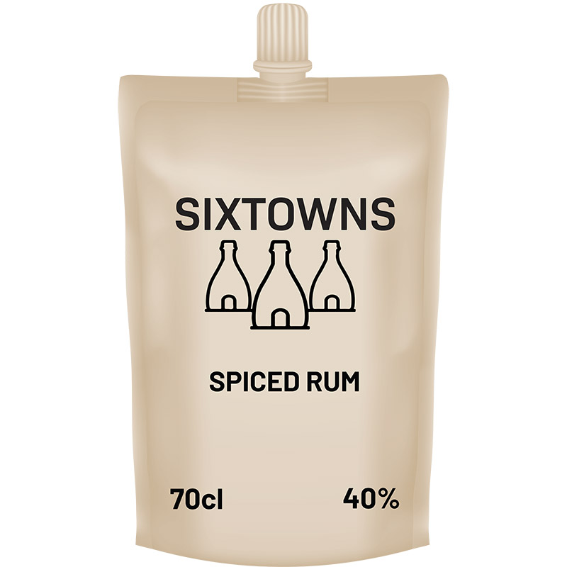 Sixtowns Spiced Rum Refill Pouch