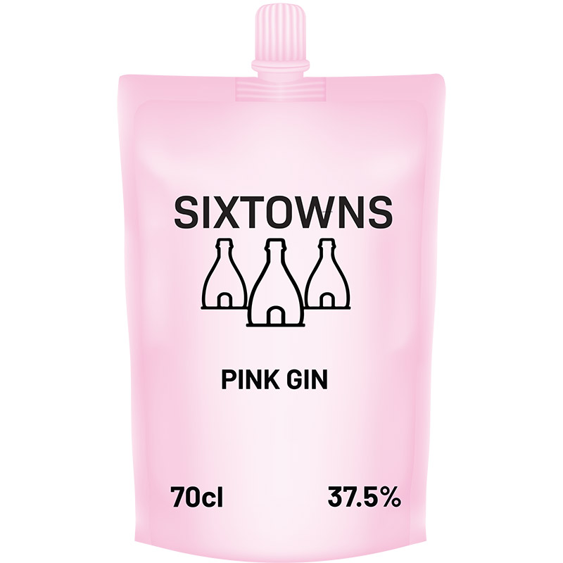 Sixtowns Pink Gin Refill Pouch
