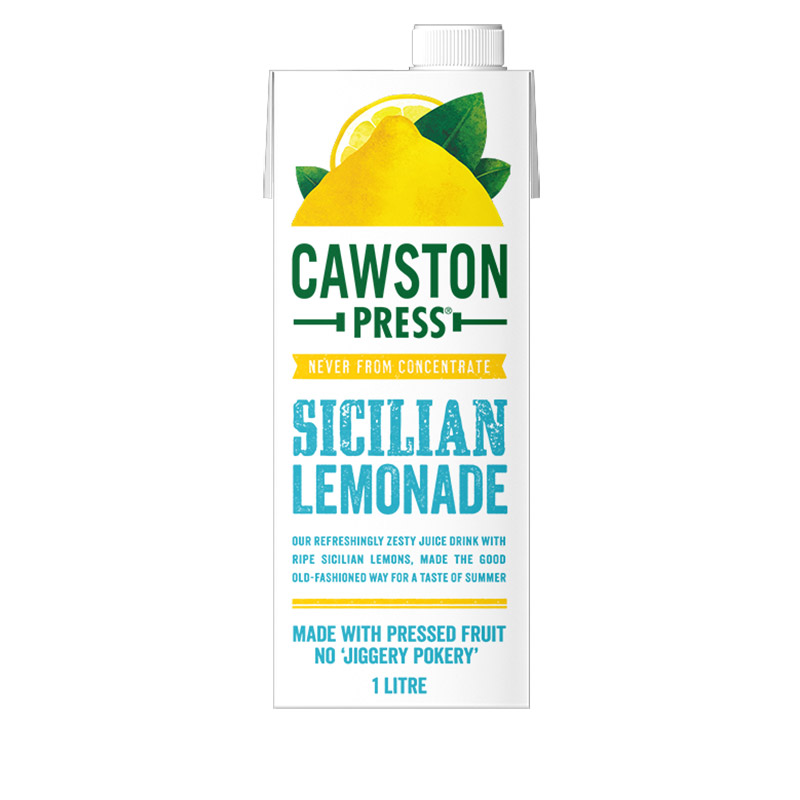 Cawston Press Sicilian Lemonade 1L Cartons