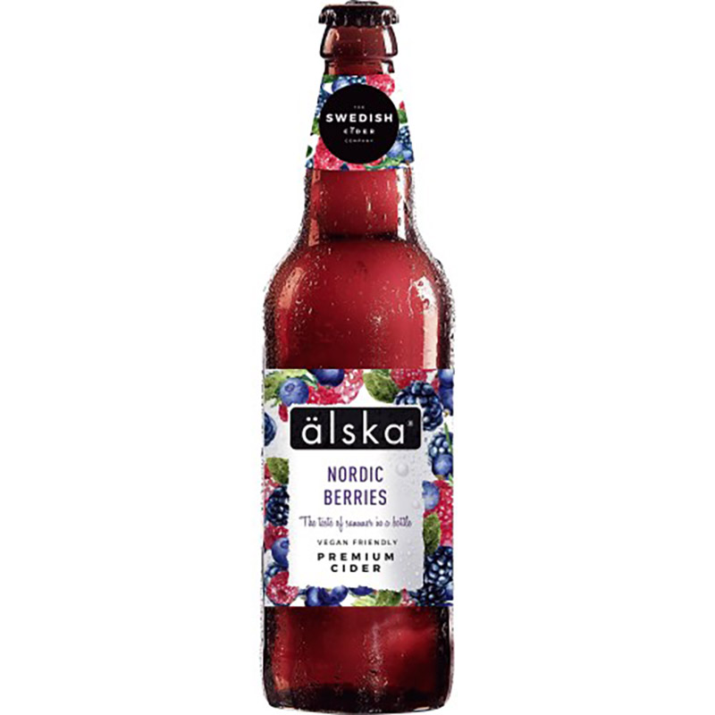 Alska Nordic Berries 500ml Cider Bottles