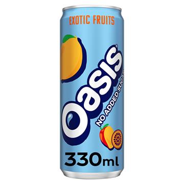Oasis Exotic Fruit Cans 330ml