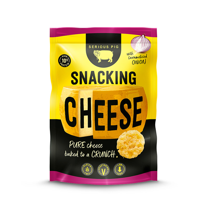 Serious Pig Snacking Cheese with Caramelised Onion