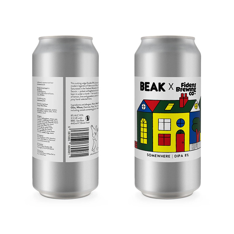 Beak X Fidens Somewhere DIPA Cans