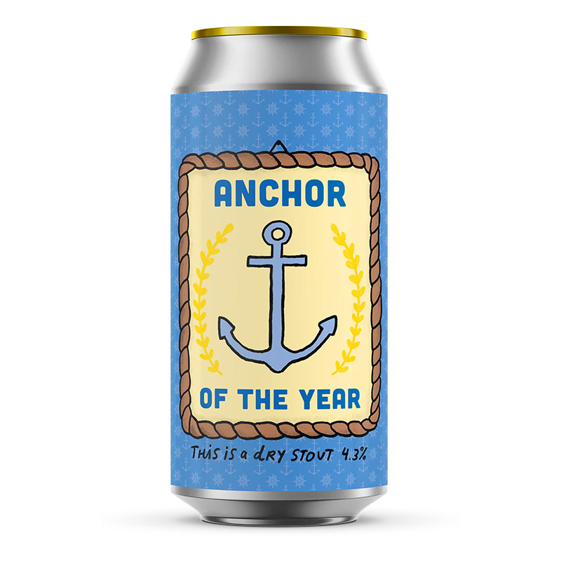 Pretty Decent Beer Anchor Of the Year Dry Nitro Stout Cans