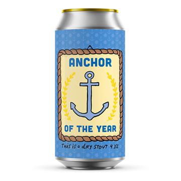 Pretty Decent Beer Anchor Of the Year Dry Nitro Stout Cans