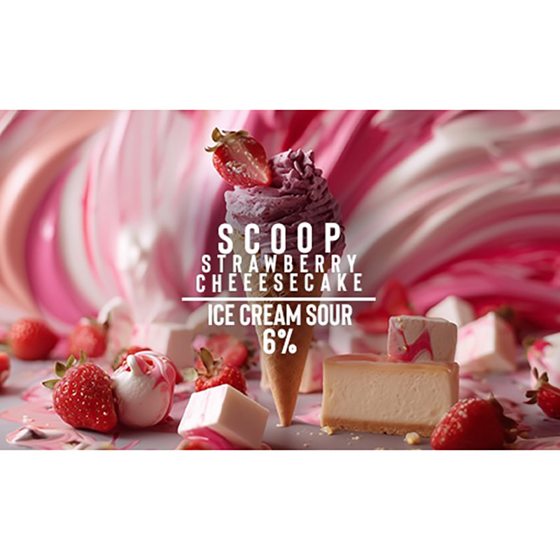 Azvex SCOOP Strawberry Cheescake Smoothie Sour Keg