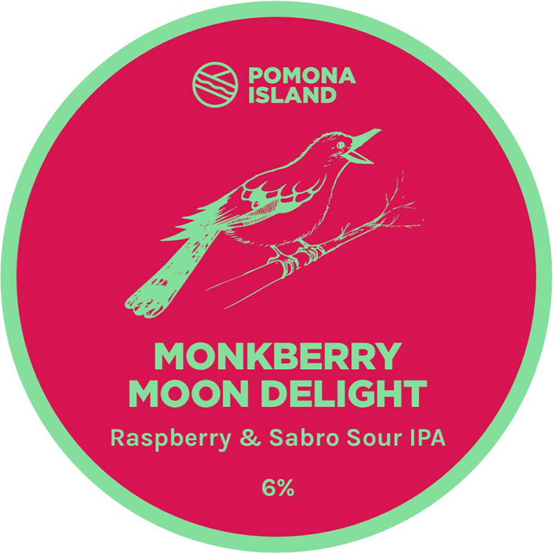 Pomona Island Monkberry Moon Delight Raspberry Sour IPA Keg