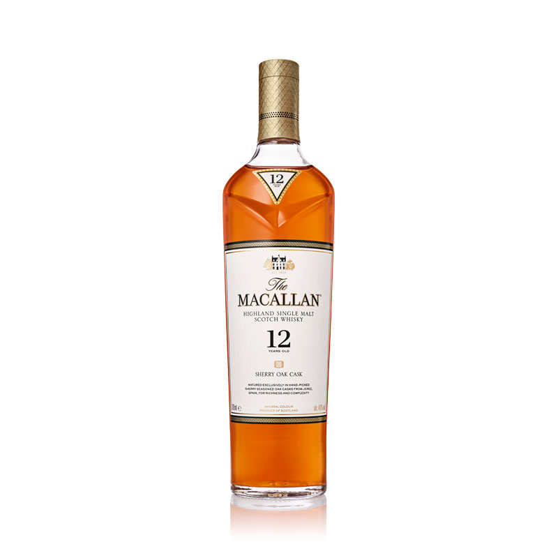 Macallan 12 Year Old Sherry Oak Single Malt Scotch Whisky