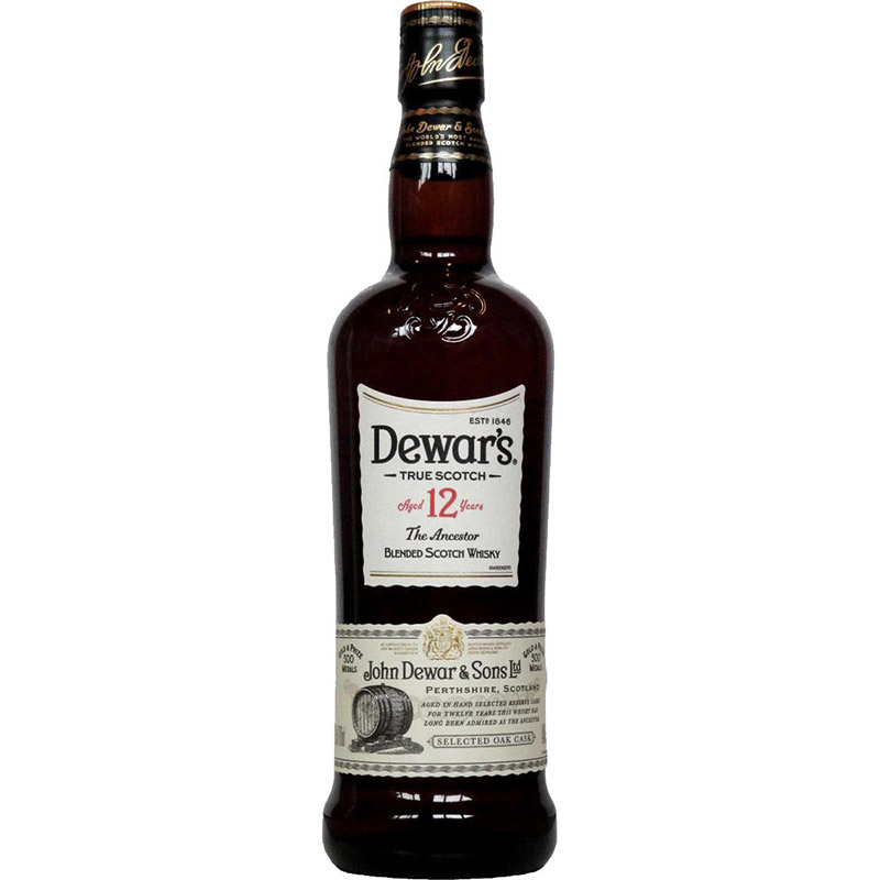 Dewar's 12 YO White Label Blended Scotch Whisky