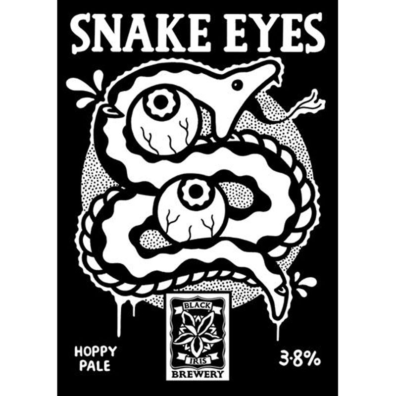 Black Iris Snake Eyes 9 Gal Cask