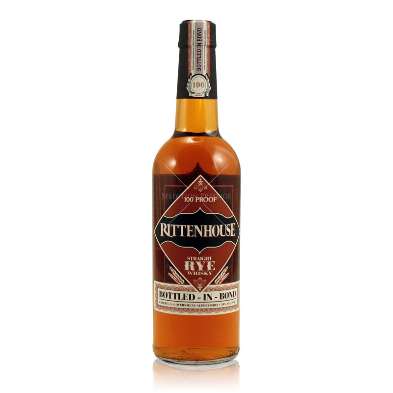 Rittenhouse Bottled In Bond Straight Rye 100 Proof Whiskey