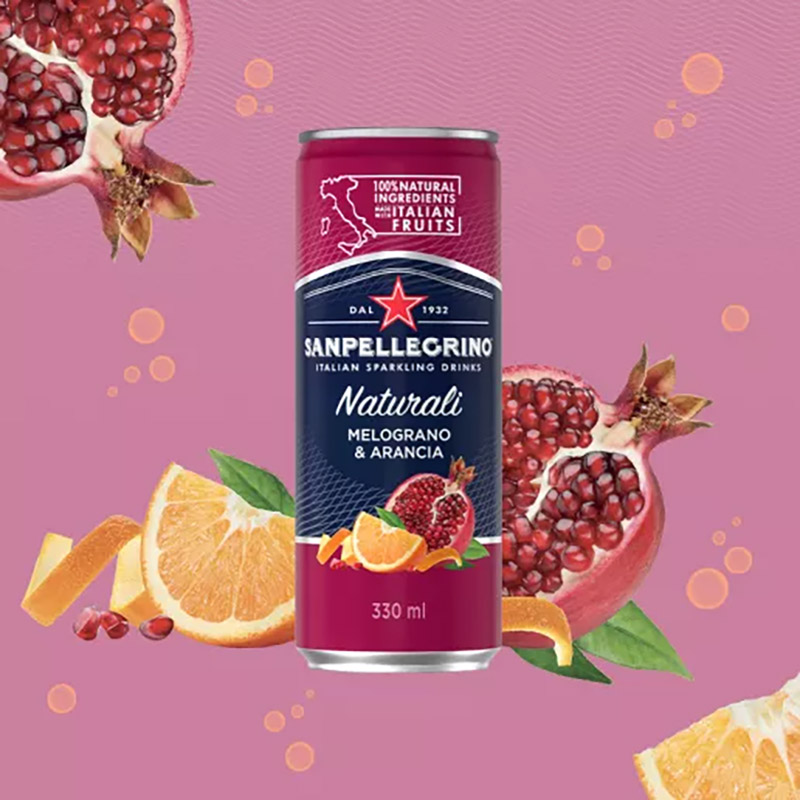 San Pellegrino Pomegranate & Orange 330ml