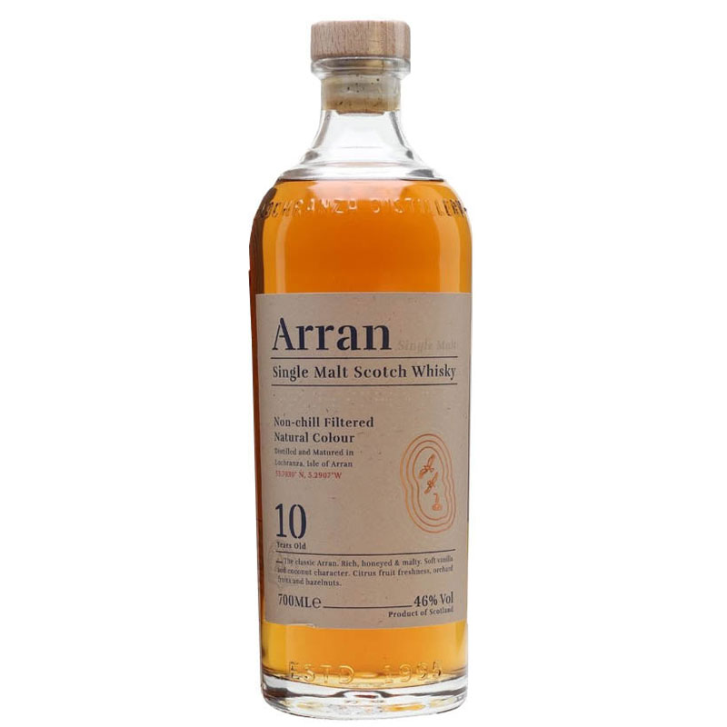 Arran 10 Year Old Single Malt Scotch Whisky