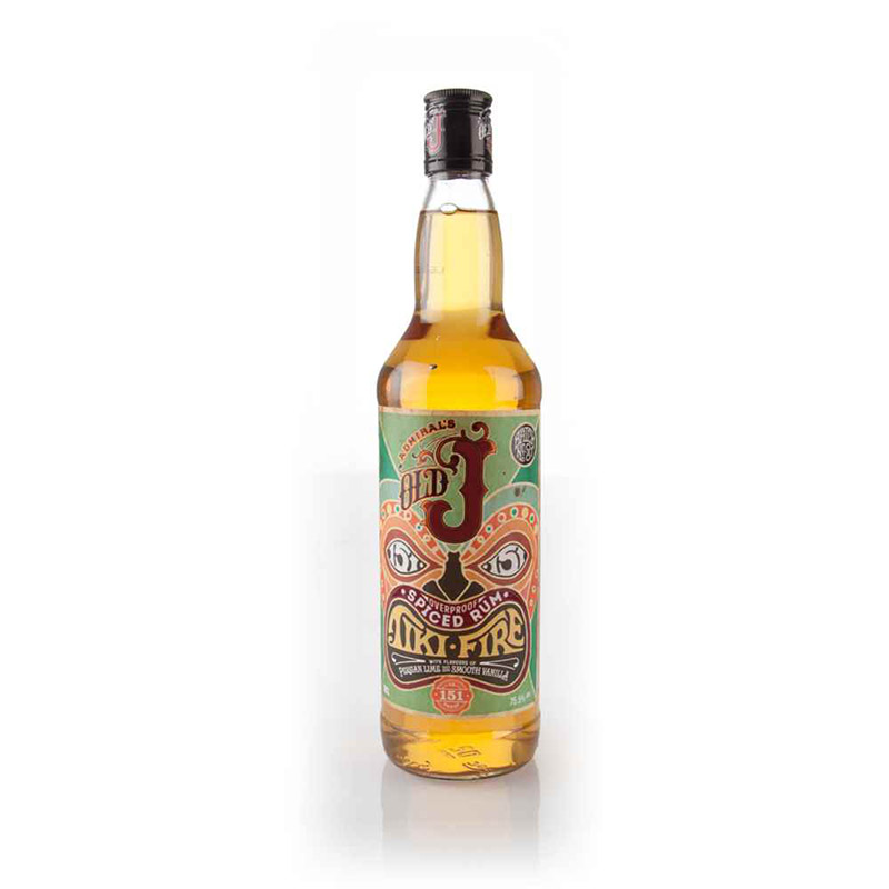 Admiral's Old J Tiki Fire Spiced Rum