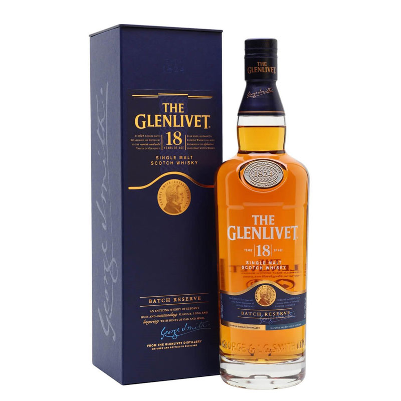 Glenlivet 18 Year Old Single Malt Scotch Whisky